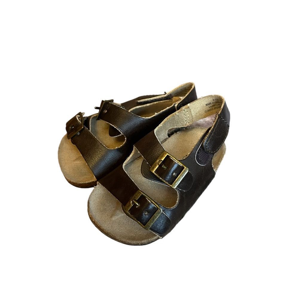 5 for $25🔥Old Navy Brown Wedge Sandals Baby 6-12 Months